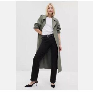 GAP High Rise Cotton 90's Loose Jean Black Size 28/6 PETITE Y2k Vibes - MSRP $90